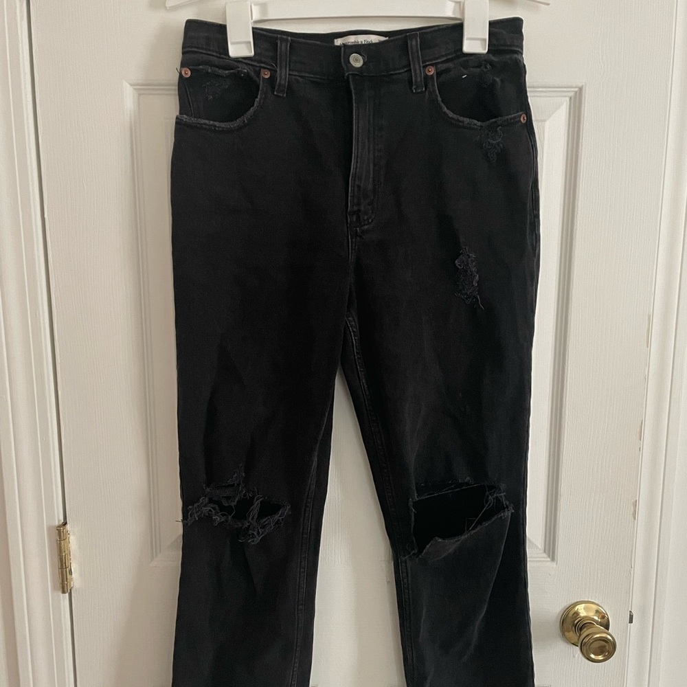 Distressed jeans